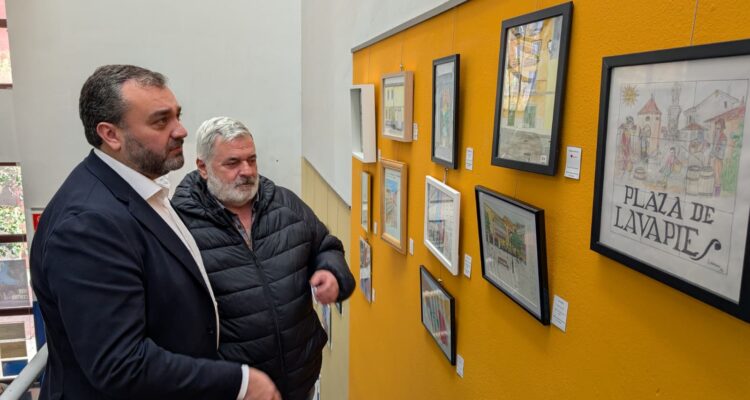 Segura en la exposición colectiva 'Lavapiés'