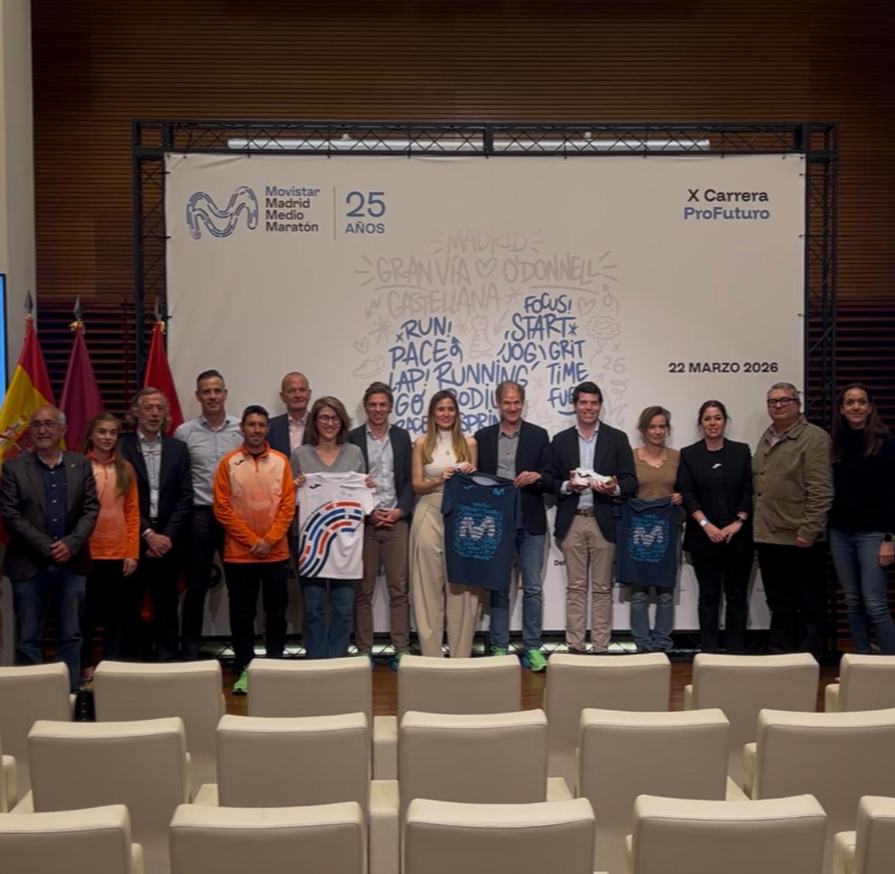 Cea, en la presentación oficial del Movistar Madrid Medio Maratón