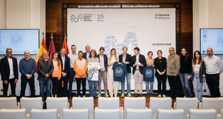 Cea, en la presentación oficial del Movistar Madrid Medio Maratón