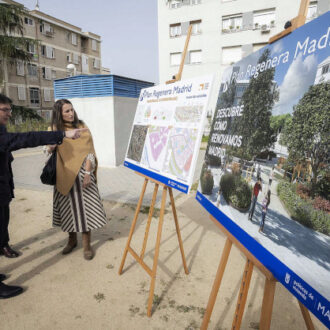 González presenta el Plan de Acción para la Unidad de Regeneración Moratalaz III