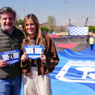 REforma integral del circuito de bike park para pump track en Barajas