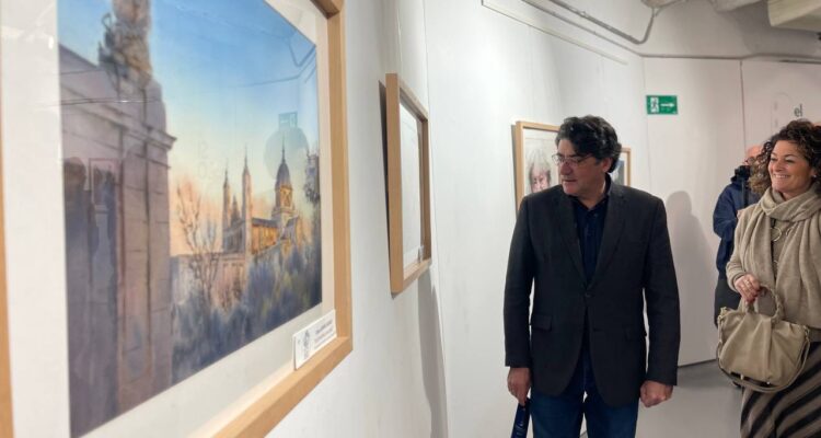 David Pérez, en la exposición ‘Temas de Madrid’