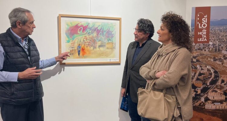 David Pérez, en la exposición ‘Temas de Madrid’