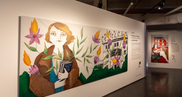 Imagen de una de las obras de la exposición ‘Icónica Madrid. Una ciudad de cuento’