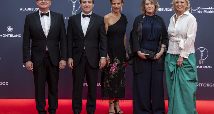 Miembros del Gobierno municipal en su llegada a la 27ª edición de los premios Laureus