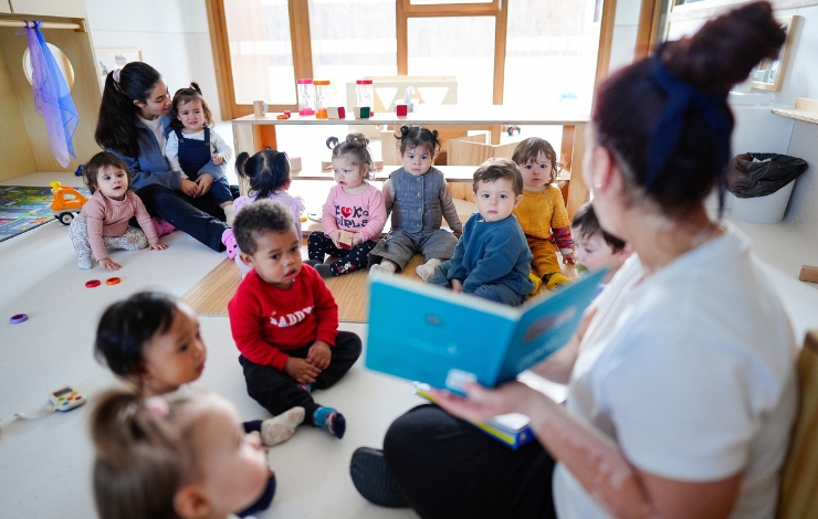 beca infantil plus Madrid aula escuela infantil niños 0 a 3 años