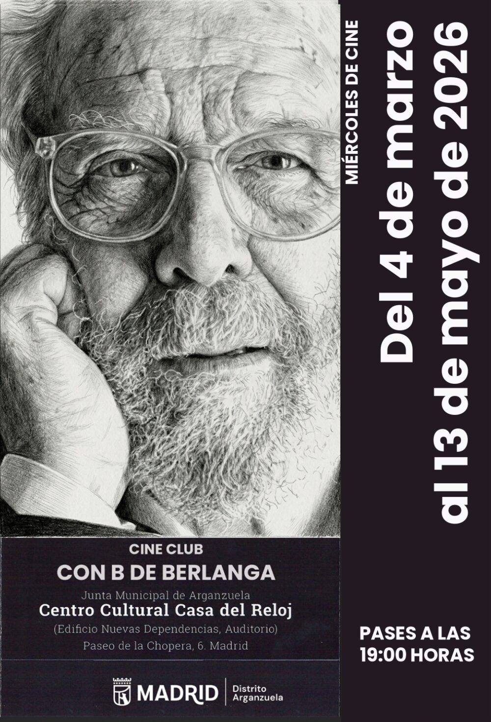Imagen del cartel del ciclo 'B de Berlanga'