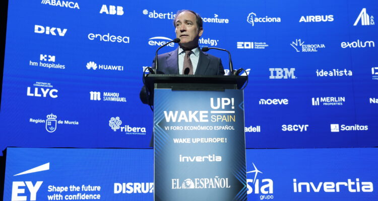 Carabante durante la inauguración de la tercera jornada del foro Wake Up, Spain!