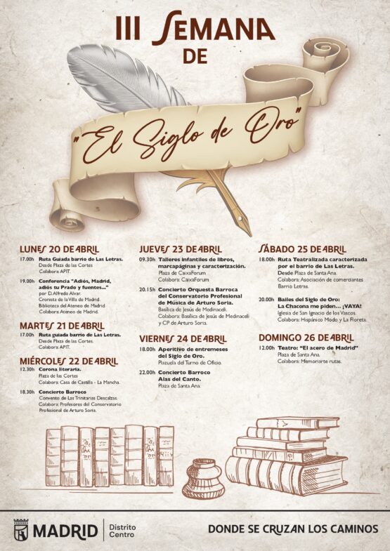 Cartel de la Semana Cultural del Siglo de Oro 2026