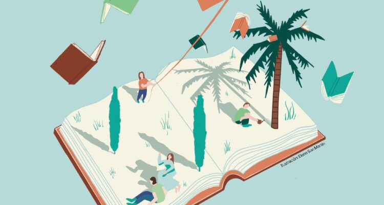 Imagen del cartel de la Feria del Libro de Carabanchel