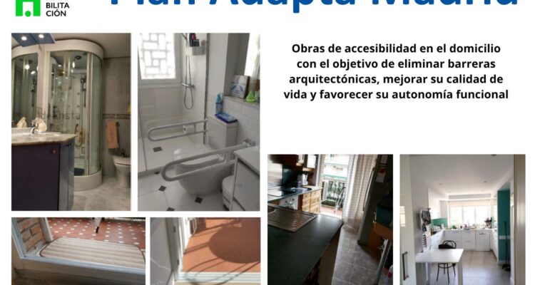 Cartel informativo del Plan Adapta Madrid