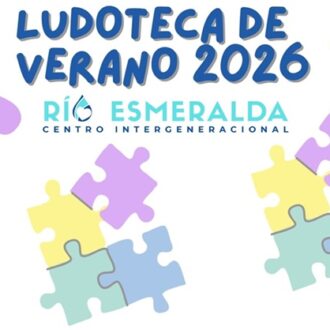 Cartel de la Ludoteca de Verano del distrito Puente de Vallecas