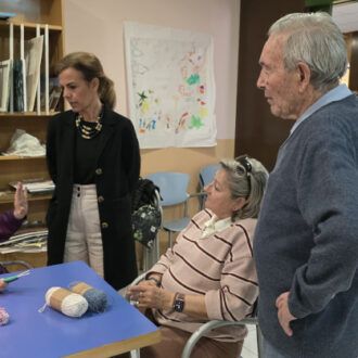 La concejala del distrito, Almudena Maíllo, ha visitado las instalaciones esta mañana