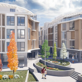 Render del proyecto de urbanización de la plaza Mayor de Villaverde