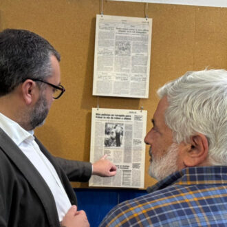 Segura, en la inauguración de la exposición ‘La historia de Lavapiés a través de la prensa’