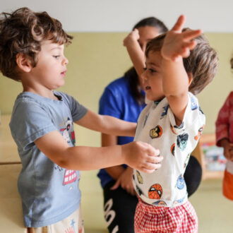 Niños en una escuela infantil