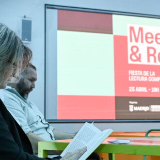 Celebración de la 'Meet&read' de Matadero Madrid con motivo del Día del Libro