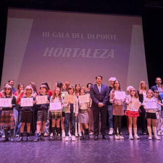 David Pérez, en la III Gala del Deporte de Hortaleza