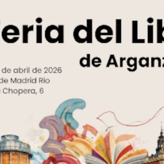 Imagen del cartel de la V feria del libro de Arganzuela