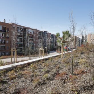 Imagen de archivo de la nueva zona verde en Ciudad Lineal