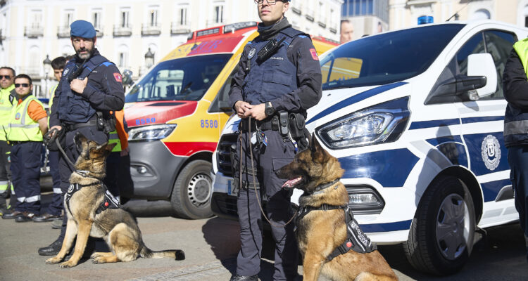 Efectivos de Policía Municipal participantes en dispositivo de Semana Santa