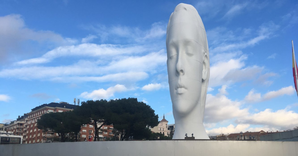 imagen de la escultura 'Julia', de Jaume Plensa