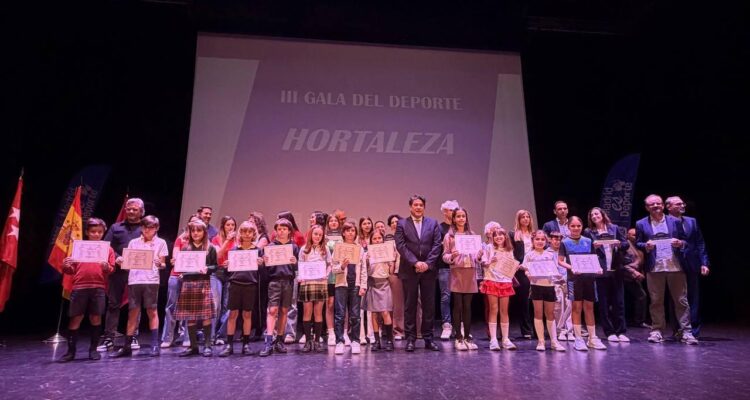 David Pérez, en la III Gala del Deporte de Hortaleza