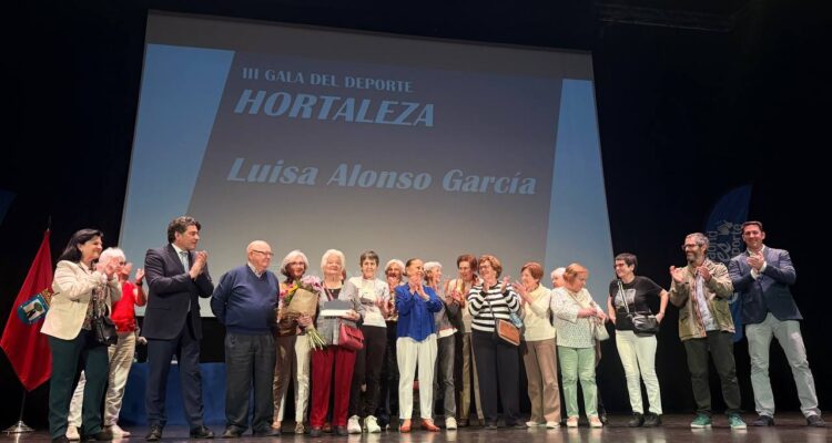 David Pérez, en la III Gala del Deporte de Hortaleza