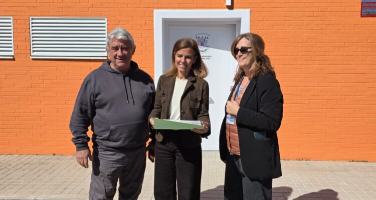 Almudena Maíllo, visita la instalación tras las obras ejecutadas