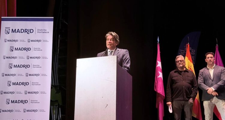 David Pérez, en la III Gala del Deporte de Hortaleza