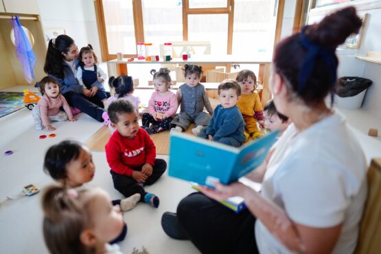 Imagen de archivo peques en Escuela Infantil Municipal María Moliner (Tetuán)