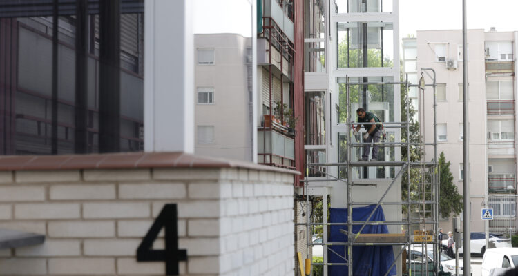 Imagen del edificio incluido en Plan Rehabilita