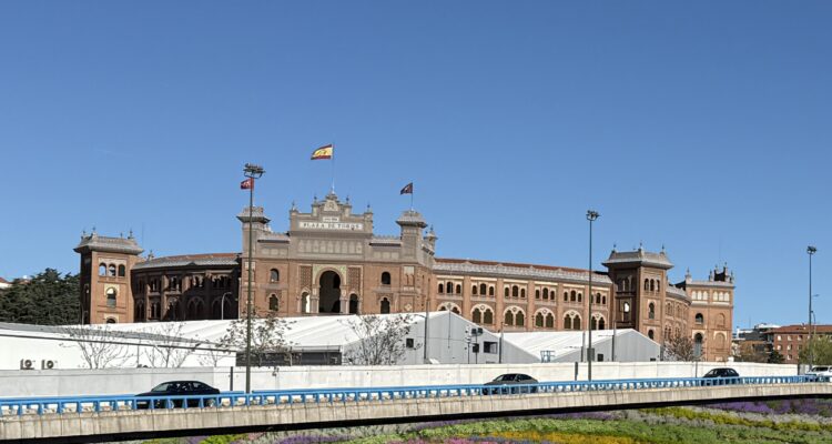 Recreación digital de los jardines verticales a la altura de Ventas