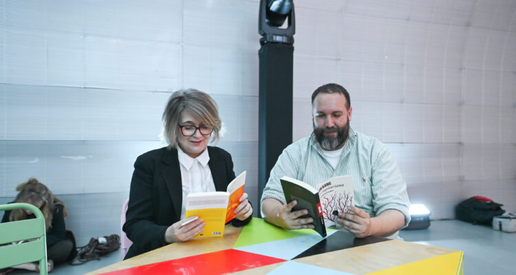 La delegada de Cultura, Turismo y Deporte, Marta Rivera de la Cruz, en la 'Meet&read' de Matadero Madrid