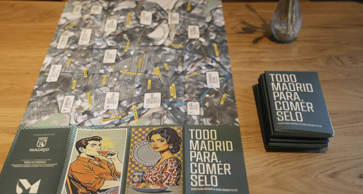 Mapa ilustrado 'Todo Madrid para comérselo'