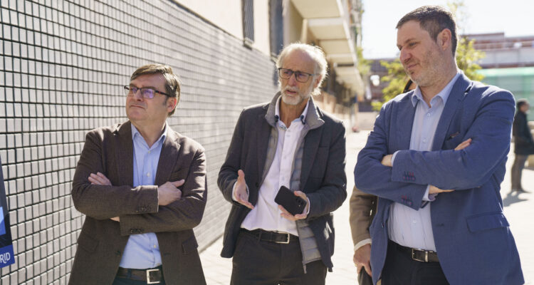 Momento de la presentación de la Colonia de Los Olivos