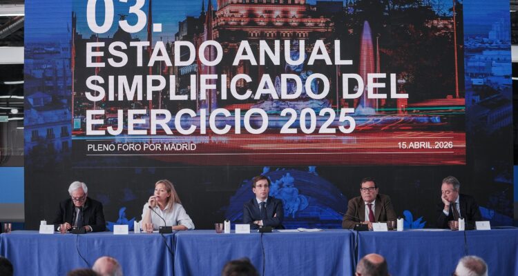 Momento del Pleno del Foro por Madrid