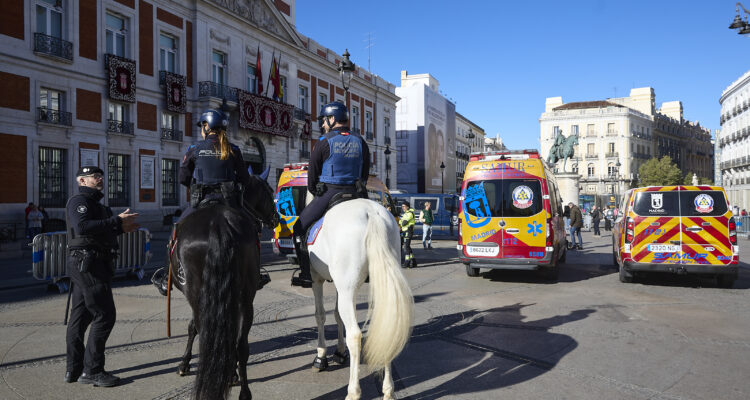 Policía Municipal y SAMUR-PC participantes en dispositivo