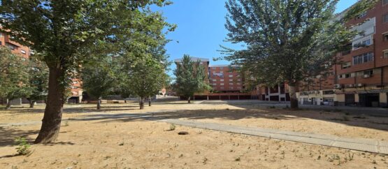 Parque barrio de San Pascual antes de las obras