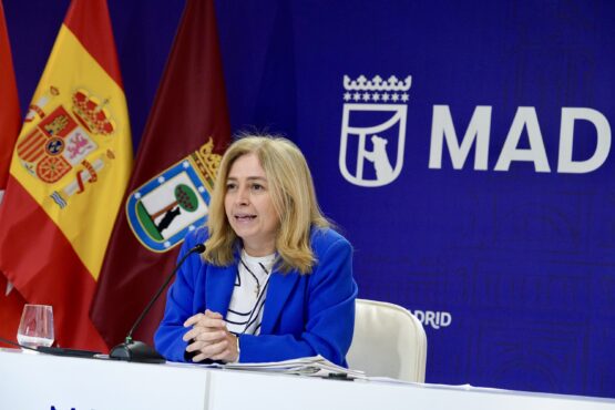 Sanz durante la rueda de prensa de la Junta de Gobierno de hoy