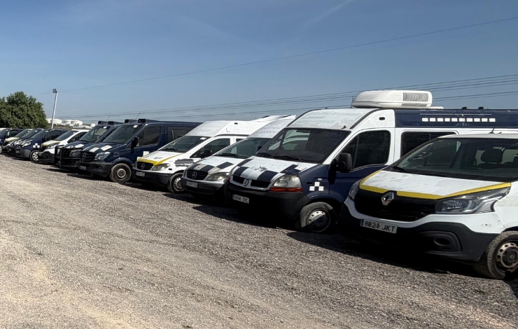furgonetas municipales subasta vehículos Madrid Ayuntamiento lote vehículos