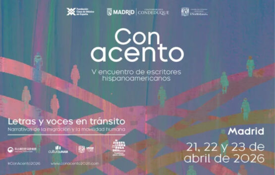 Cartel festival ‘Con Acento, V Encuentro de Creadores Hispanoamericanos’