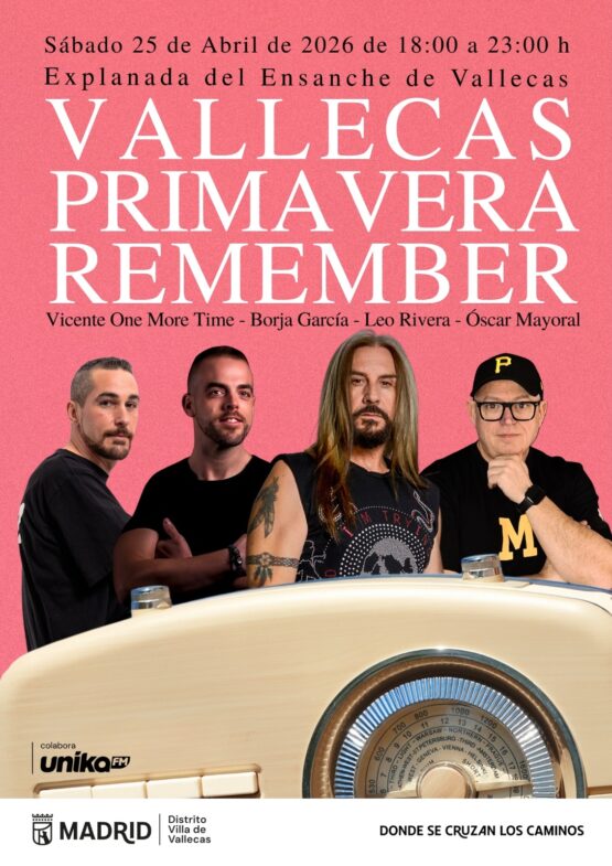 concierto vallecas primavera remember 2026 cartel unika fm