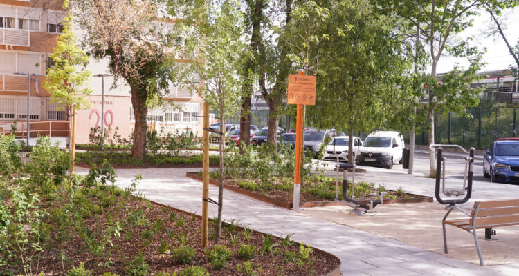 Zona estancial incluida en el Plan Regenera Madrid