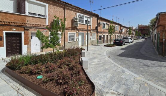 Zona estancial mejorada con el Plan Regenera Madrid