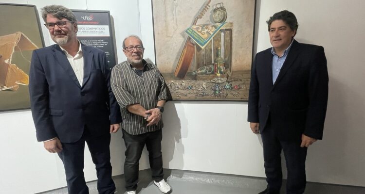 El concejal, David Pérez, en la presentación de la exposición La Oca de Toledo en el Silo de Hortaleza