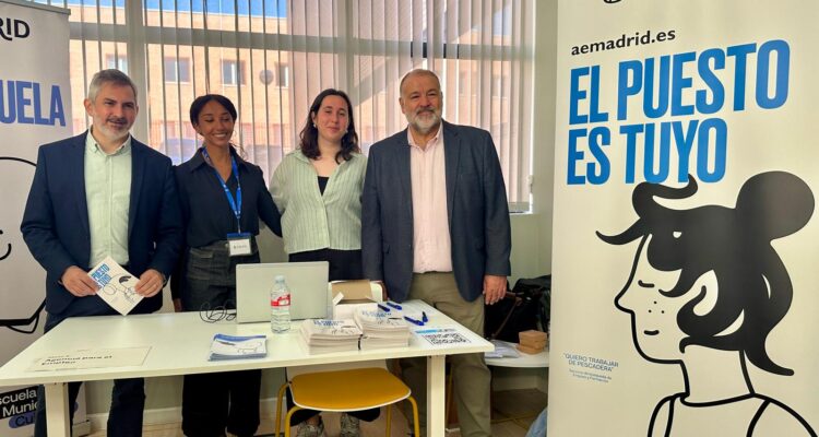Ángel Ramos, en la IV Feria de Empleo de Vicálvaro
