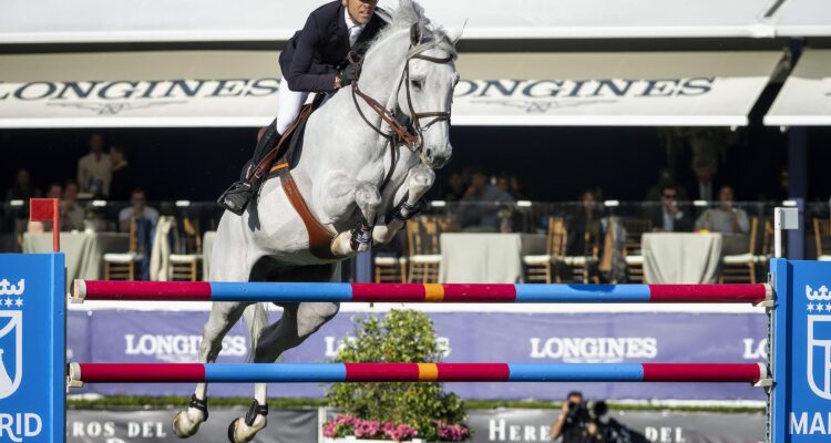 El campeón del Gran Premio de Madrid, Simon Delestre