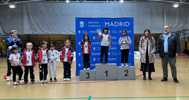 Entrega de trofeos del Cross Escolar de Vicálvaro 2026