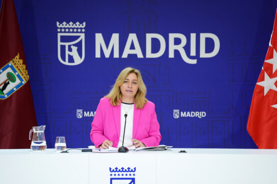 La vicealcaldesa y portavoz municipal, Inma Sanz, durante la rueda de prensa de hoy